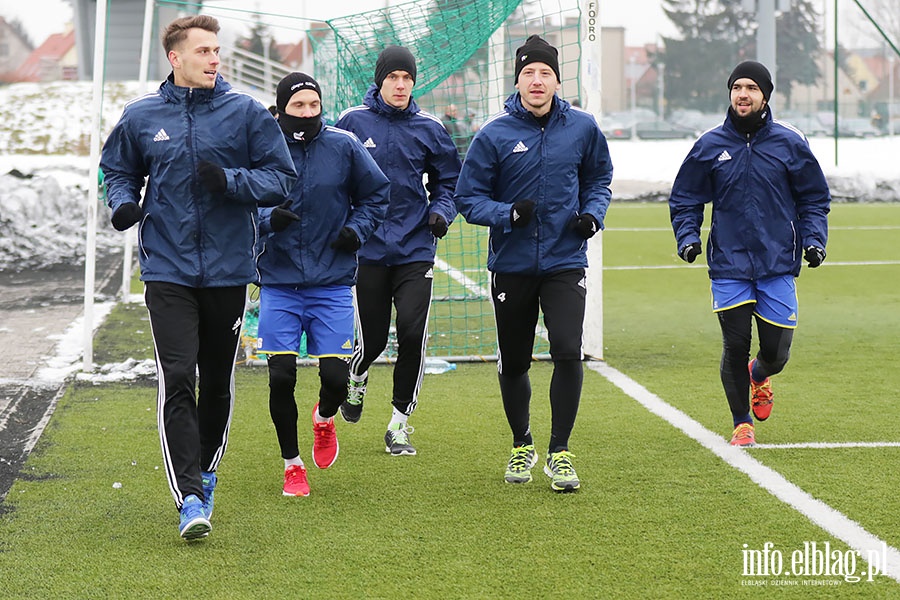 Olimpia Elbląg-Sokół Ostróda sparing, fot. 17