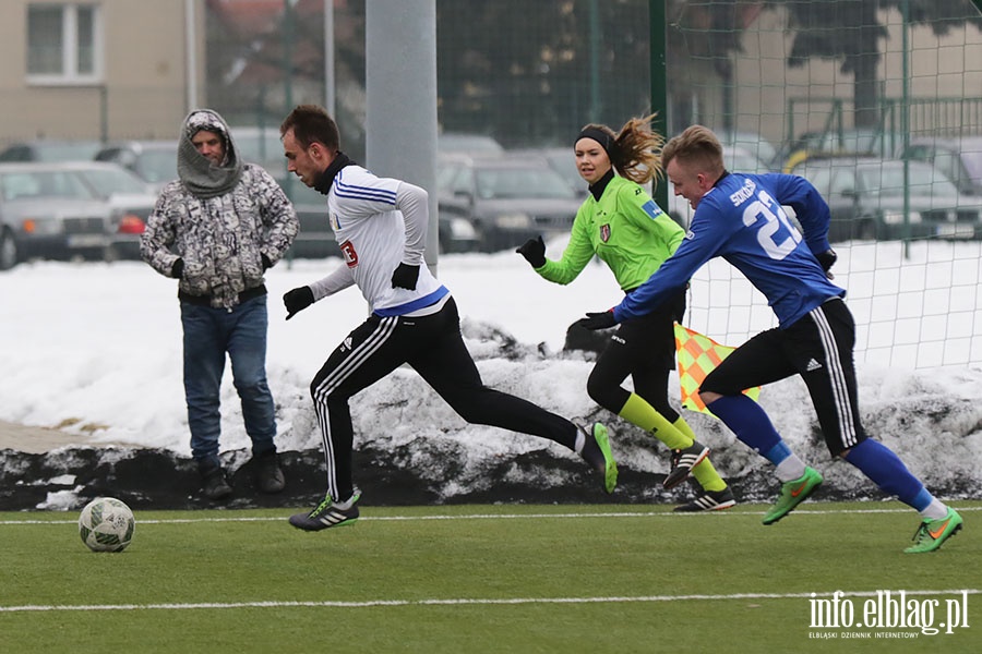 Olimpia Elblg-Sok Ostrda sparing, fot. 20