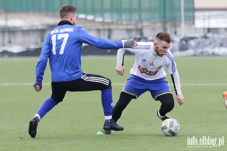 Olimpia Elblg-Sok Ostrda sparing, fot. 22