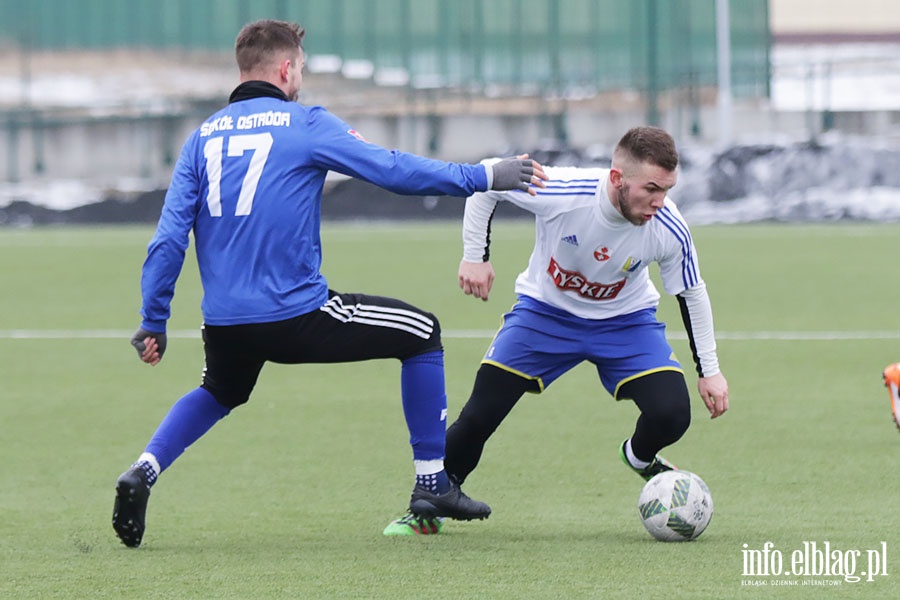 Olimpia Elblg-Sok Ostrda sparing, fot. 22