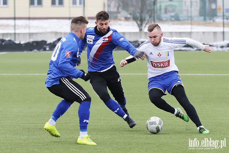Olimpia Elblg-Sok Ostrda sparing, fot. 23