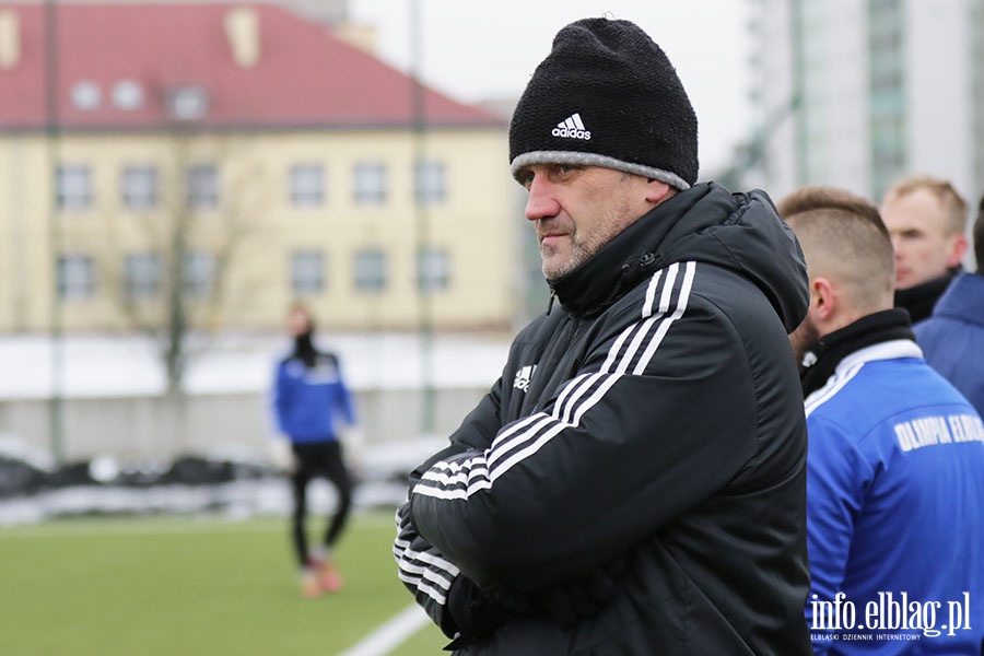 Olimpia Elblg-Sok Ostrda sparing, fot. 30