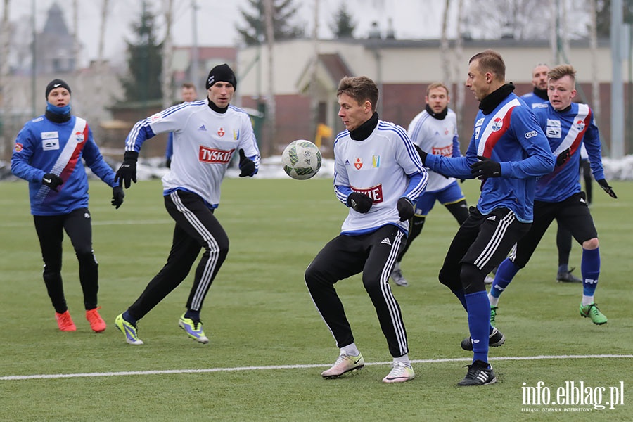 Olimpia Elblg-Sok Ostrda sparing, fot. 34