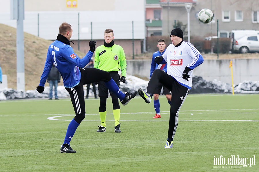 Olimpia Elblg-Sok Ostrda sparing, fot. 36