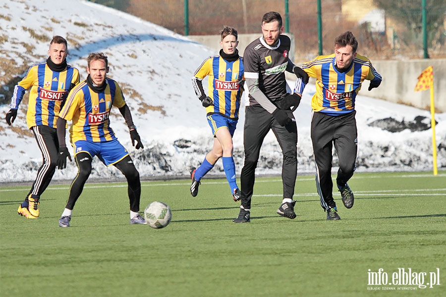 Olimpia Elblg - Huragan Morg sparing, fot. 20