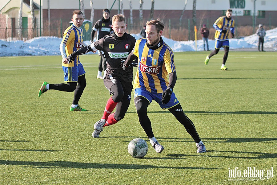 Olimpia Elbląg - Huragan Morąg sparing, fot. 26