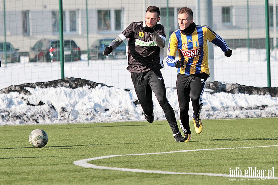 Olimpia Elbląg - Huragan Morąg sparing, fot. 34