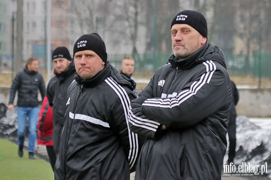 Olimpia Elblg - GKS Przodkowo sparing, fot. 6