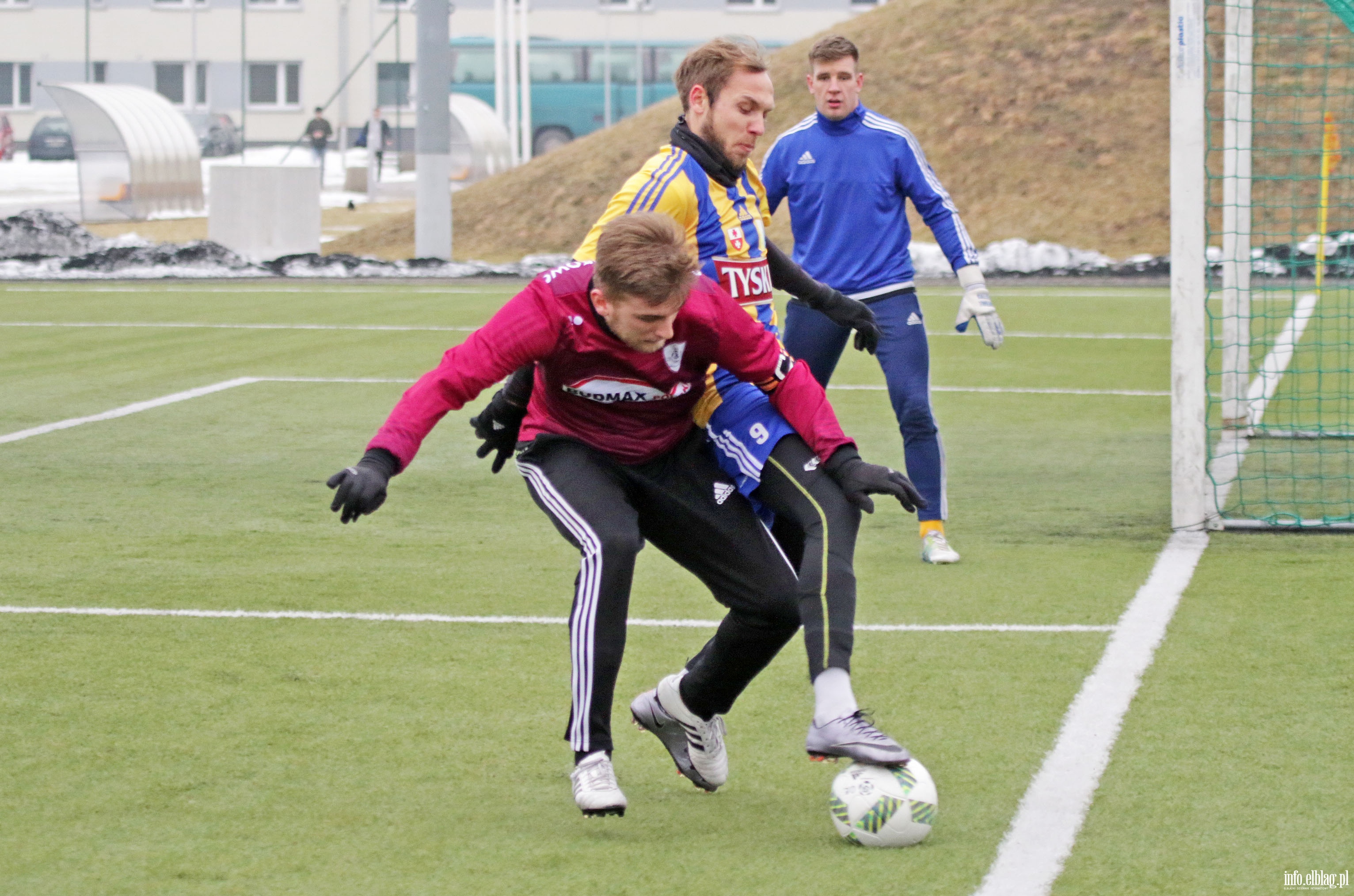 Olimpia Elblg - GKS Przodkowo sparing, fot. 7