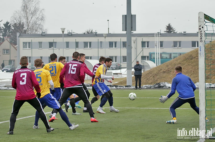 Olimpia Elblg - GKS Przodkowo sparing, fot. 8