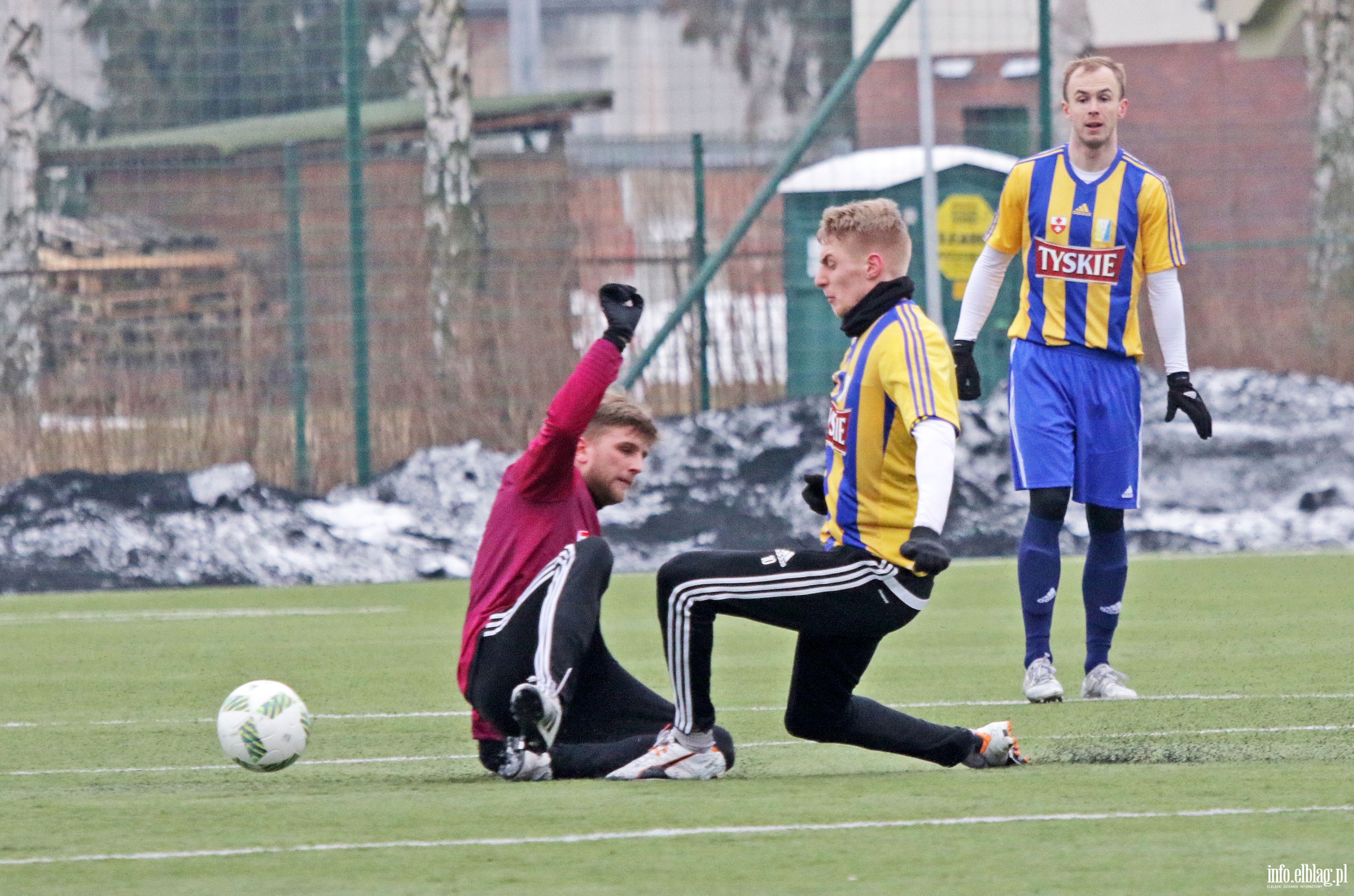 Olimpia Elblg - GKS Przodkowo sparing, fot. 9