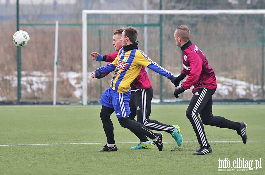 Olimpia Elblg - GKS Przodkowo sparing, fot. 13