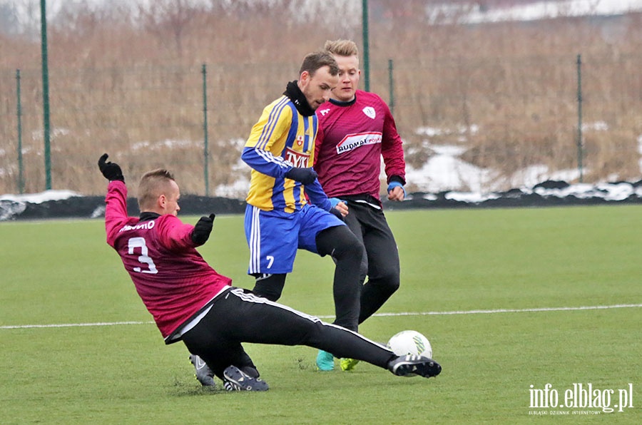 Olimpia Elblg - GKS Przodkowo sparing, fot. 14