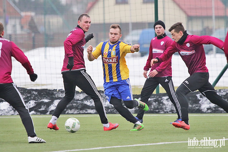 Olimpia Elblg - GKS Przodkowo sparing, fot. 16