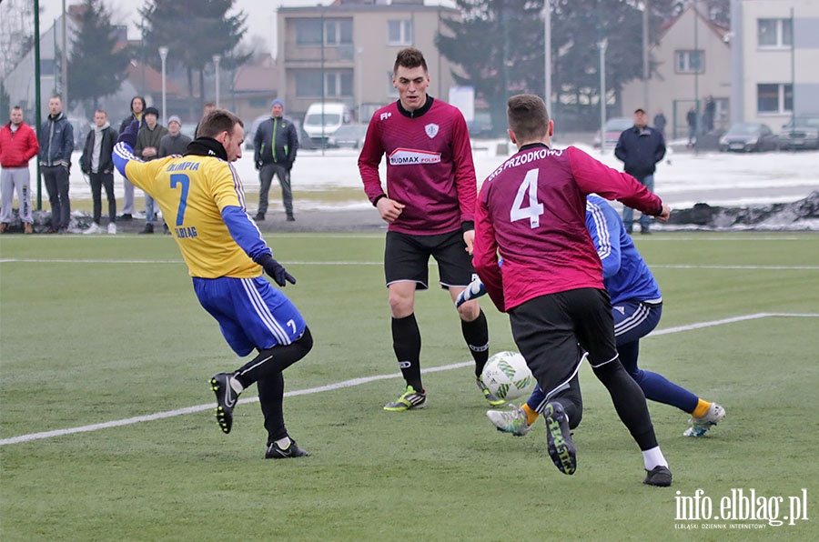 Olimpia Elblg - GKS Przodkowo sparing, fot. 17