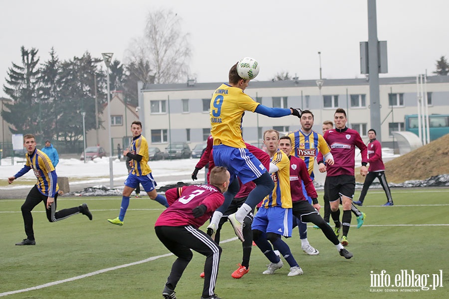 Olimpia Elblg - GKS Przodkowo sparing, fot. 19