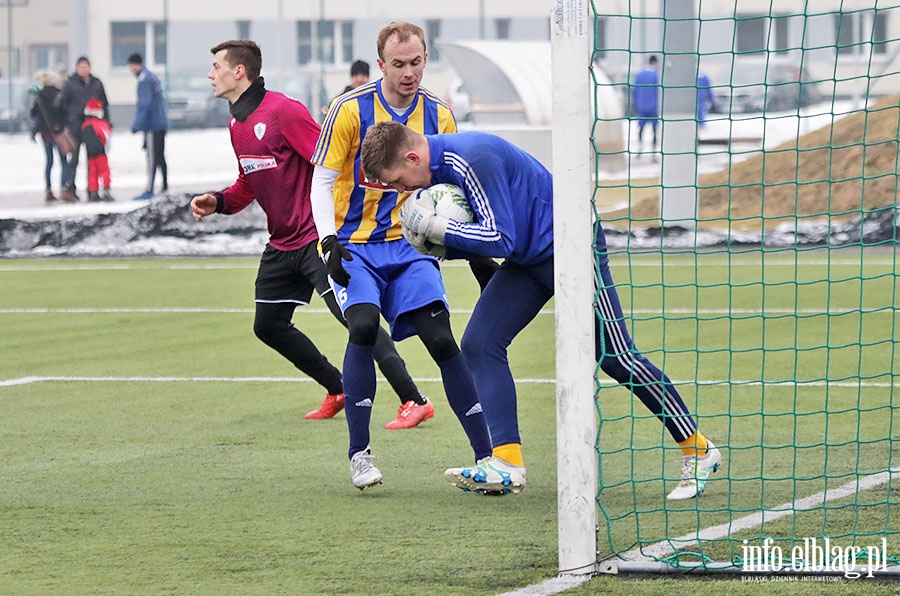 Olimpia Elblg - GKS Przodkowo sparing, fot. 21