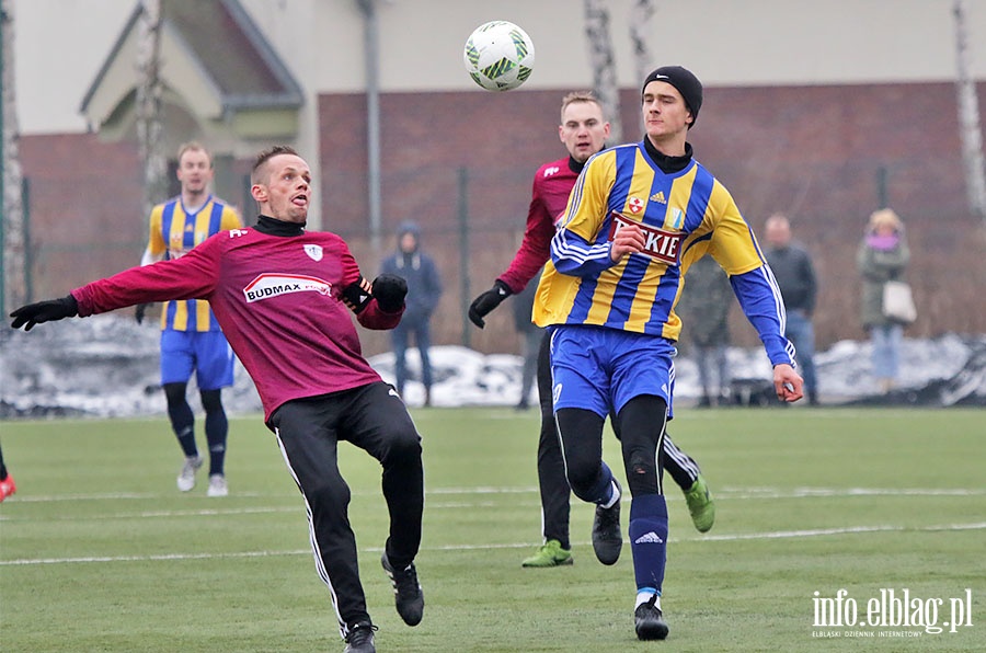 Olimpia Elblg - GKS Przodkowo sparing, fot. 22