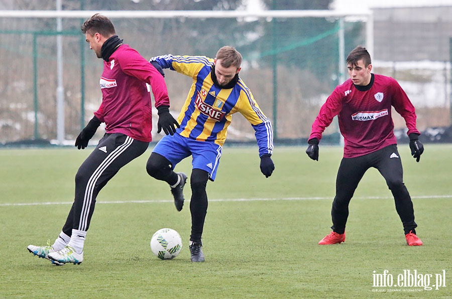 Olimpia Elblg - GKS Przodkowo sparing, fot. 23