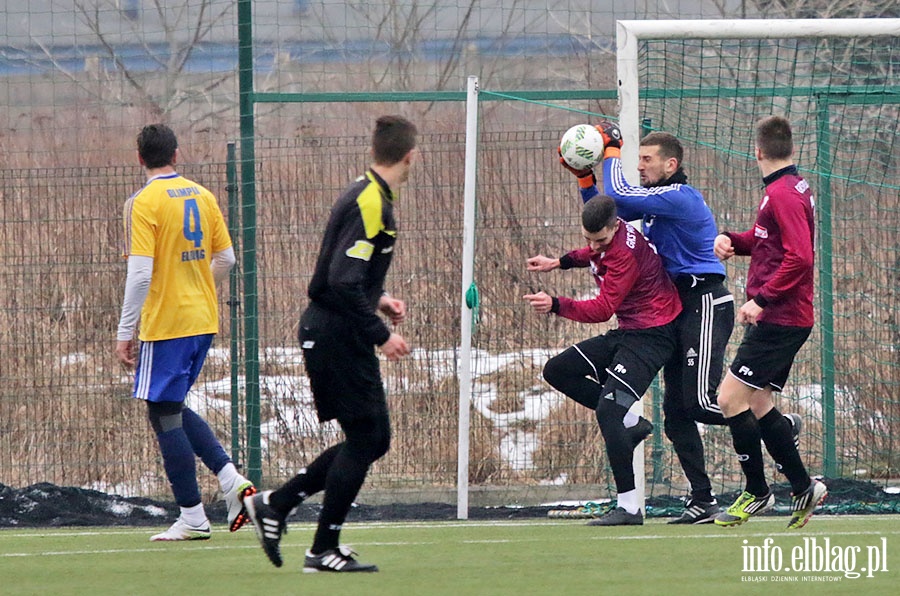 Olimpia Elblg - GKS Przodkowo sparing, fot. 24