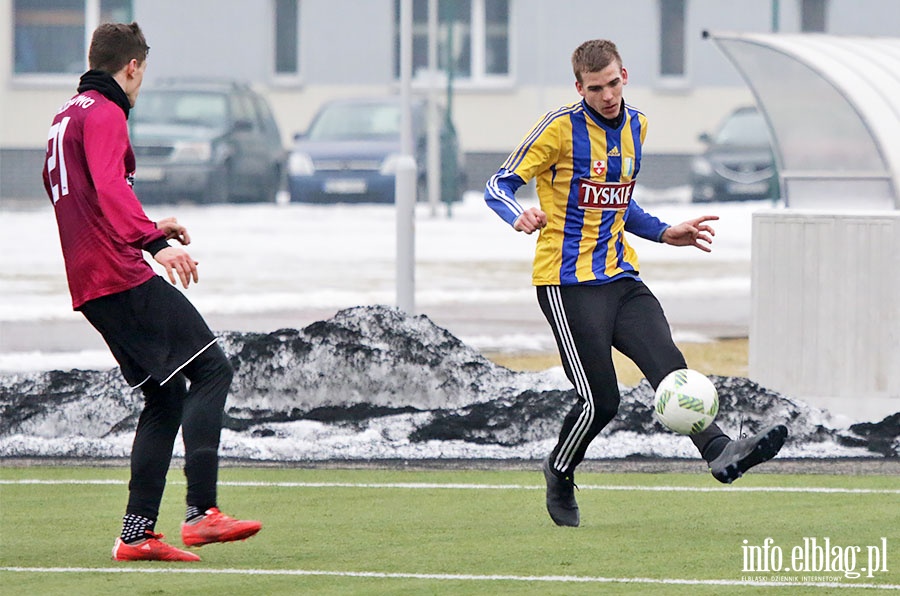 Olimpia Elblg - GKS Przodkowo sparing, fot. 27