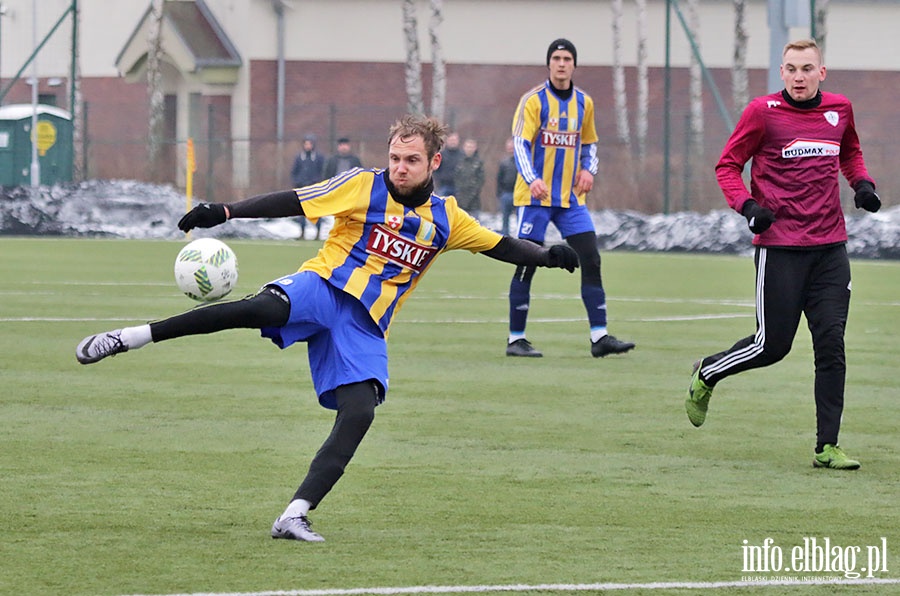 Olimpia Elblg - GKS Przodkowo sparing, fot. 28