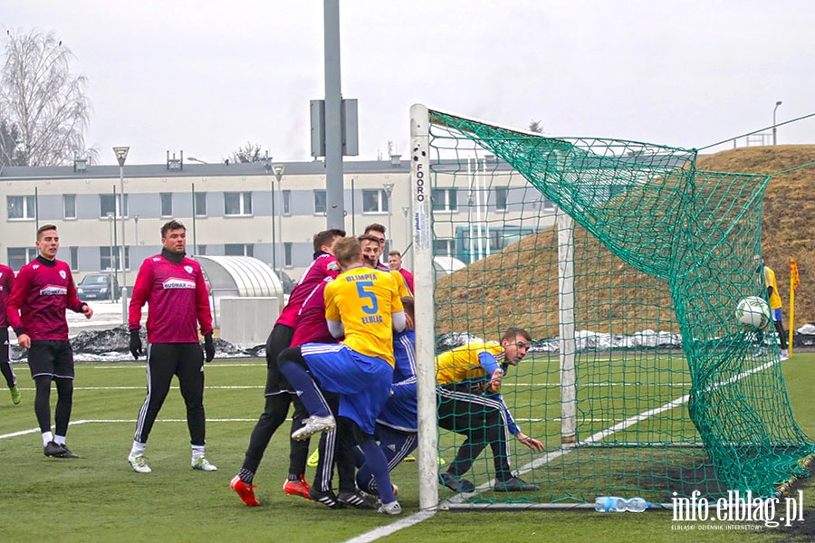 Olimpia Elblg - GKS Przodkowo sparing, fot. 29