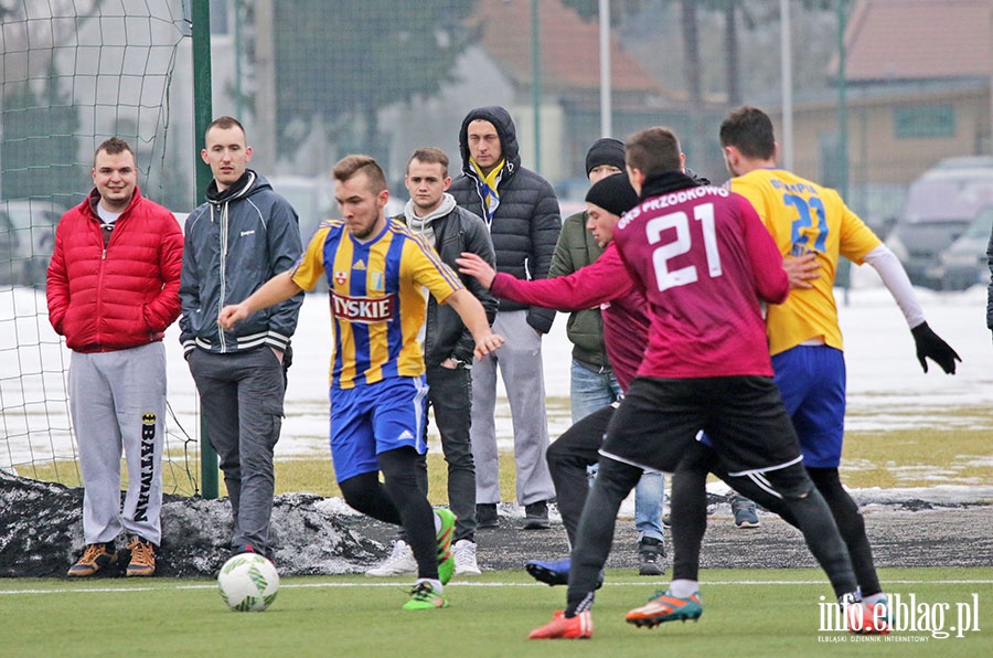 Olimpia Elblg - GKS Przodkowo sparing, fot. 36