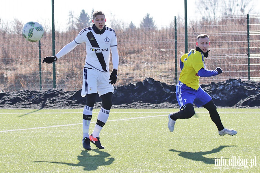 Olimpia Elblg - Legia Warszawa sparing, fot. 1