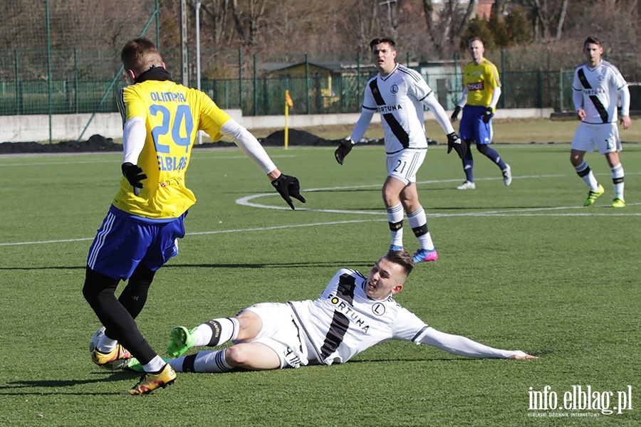 Olimpia Elblg - Legia Warszawa sparing, fot. 12