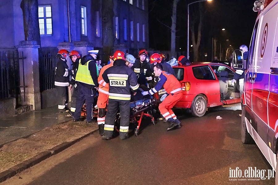 Wypadek na ulicy Komeskiego, fot. 2