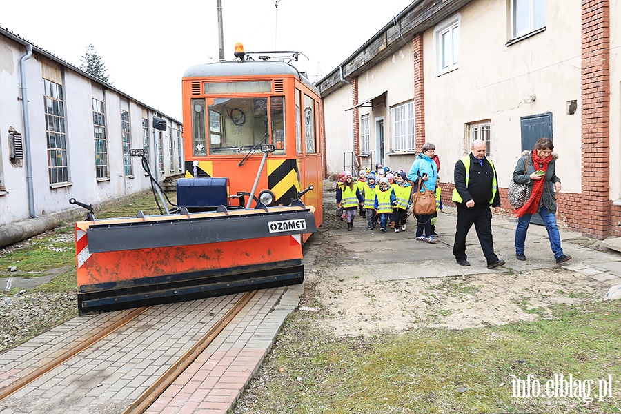 Maluchy z wizyt w zajezdni tramwajowej, fot. 16