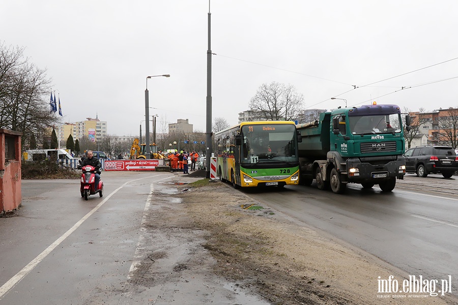 Aleja Grunwaldzka remont jezdni, fot. 3