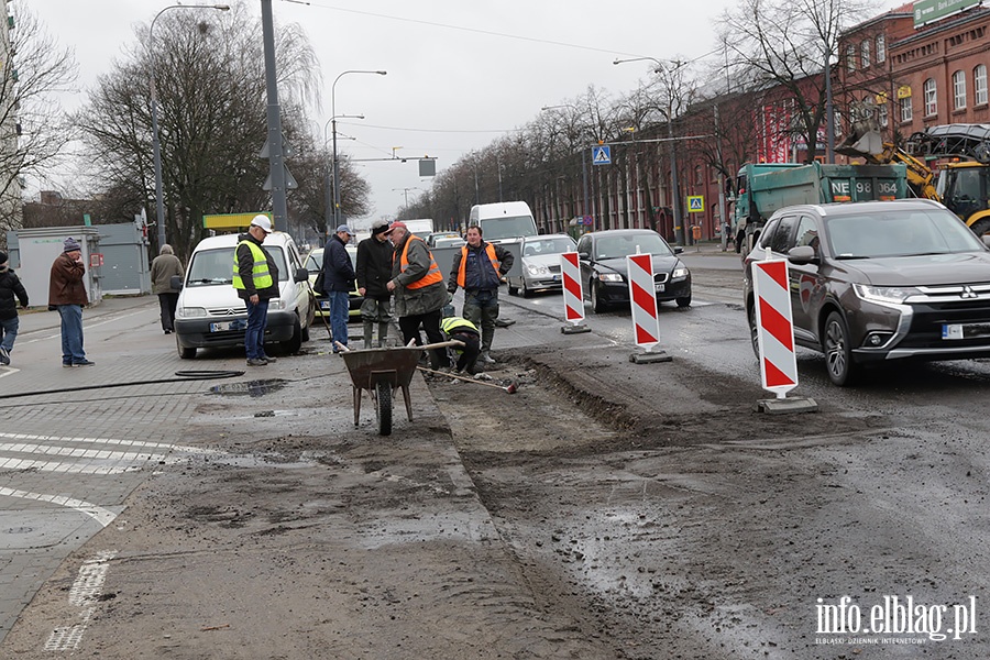 Aleja Grunwaldzka remont jezdni, fot. 15