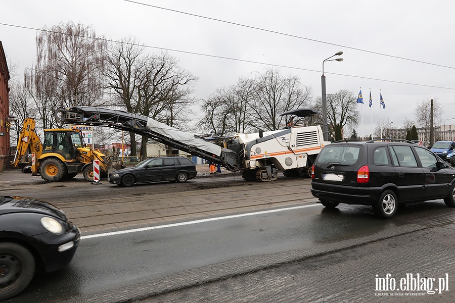 Aleja Grunwaldzka remont jezdni, fot. 19