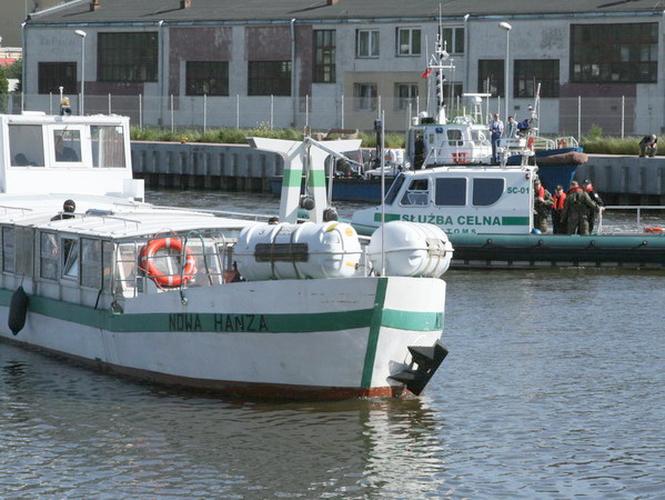 Ćwiczenia elbląskich służb ratowniczych na terenie Port, fot. 1