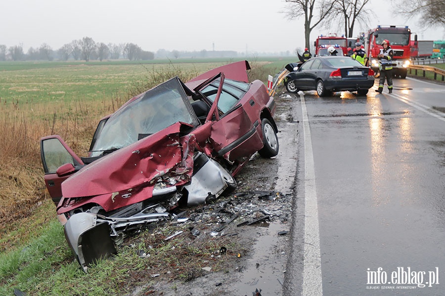 Wypadek na drodze krajowej nr 22., fot. 1