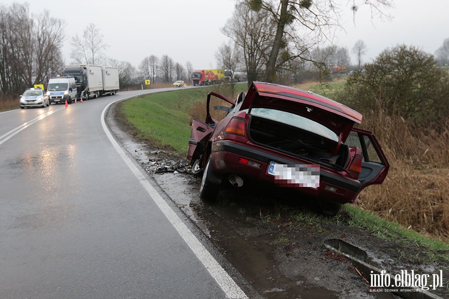 Wypadek na drodze krajowej nr 22., fot. 2