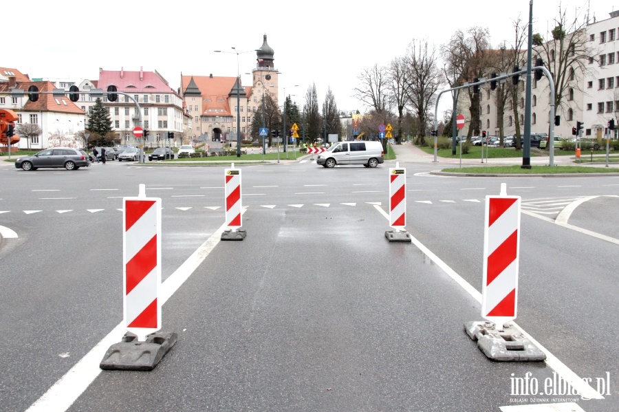 Rozpoczęcie budowy torowiska na ul. Grota Roweckiego, fot. 2
