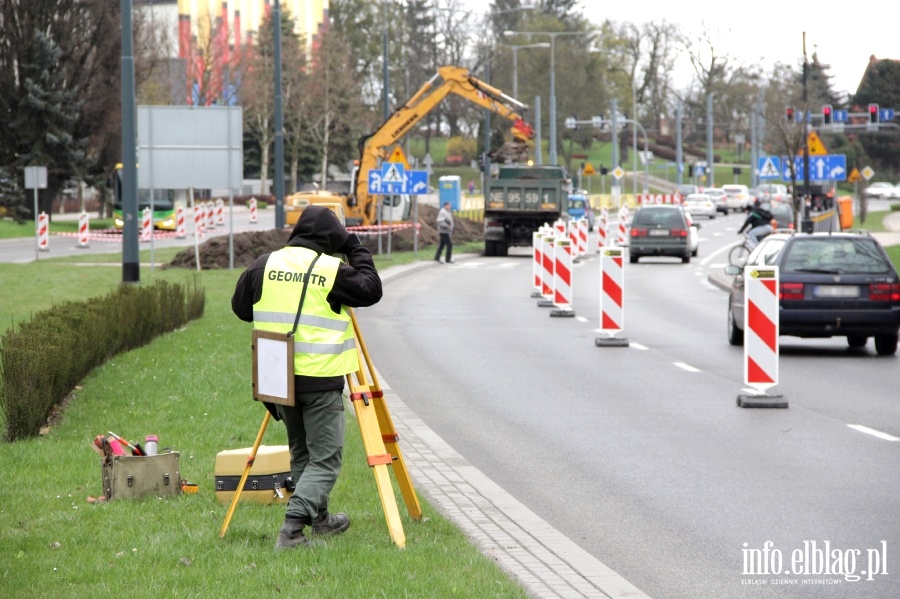 Rozpoczcie budowy torowiska na ul. Grota Roweckiego, fot. 3