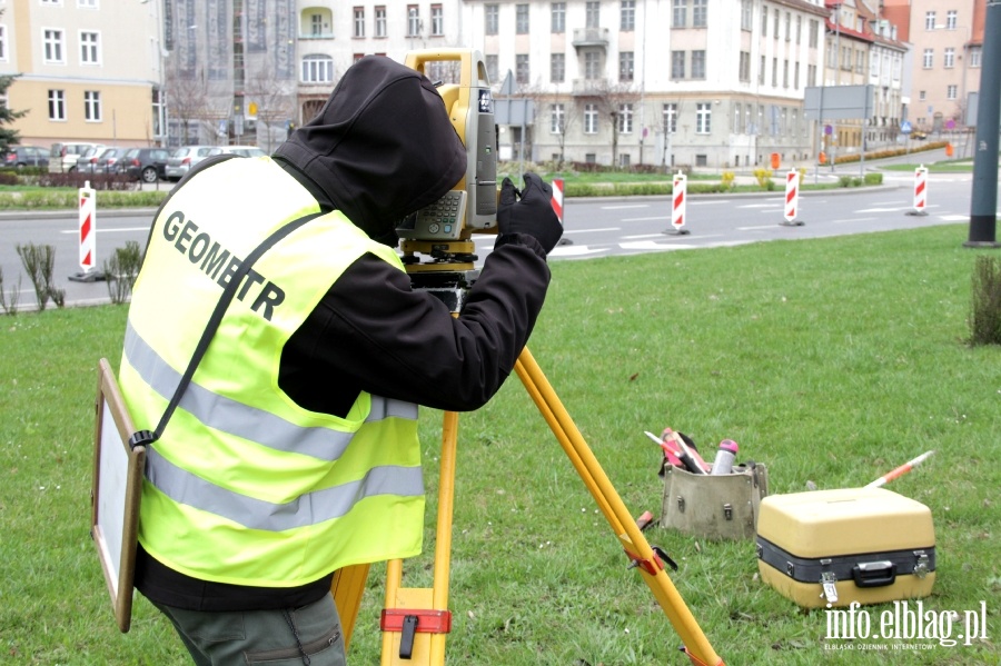 Rozpoczcie budowy torowiska na ul. Grota Roweckiego, fot. 5