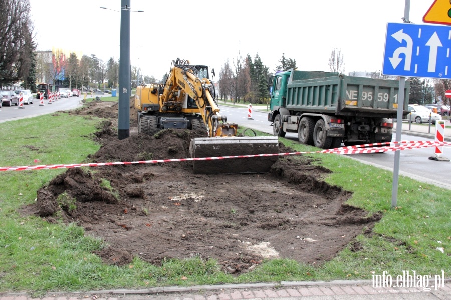 Rozpoczcie budowy torowiska na ul. Grota Roweckiego, fot. 7