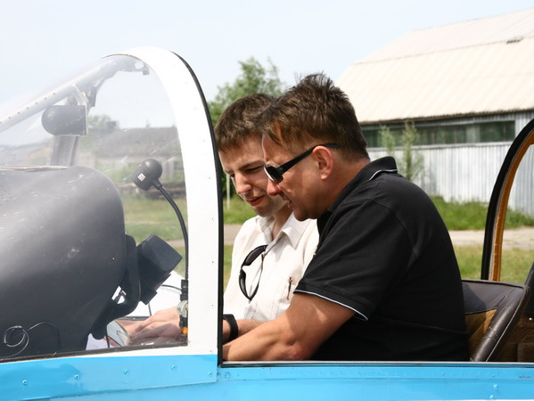 Rajd dziennikarzy i pilotów w Aeroklubie Elbląskim, fot. 32