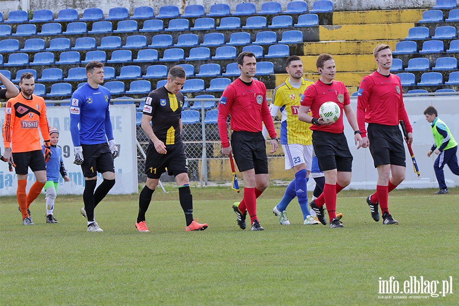 Olimpia Elblg - Siarka Tarnobrzeg, fot. 1