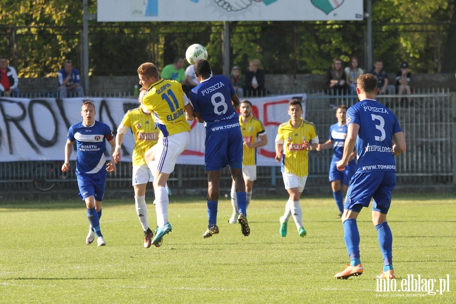 II liga: Olimpia Elblg - Puszcza Niepoomice 1:3, fot. 9