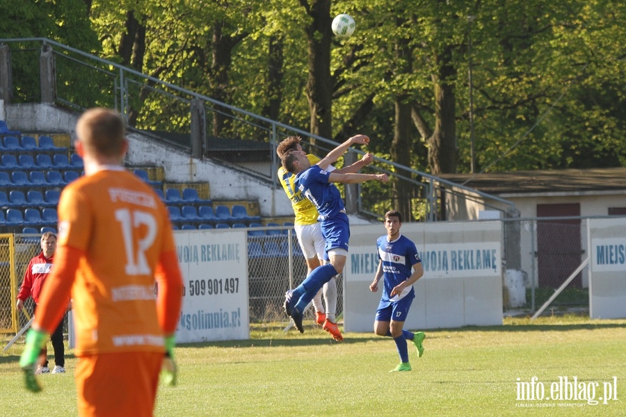 II liga: Olimpia Elblg - Puszcza Niepoomice 1:3, fot. 10