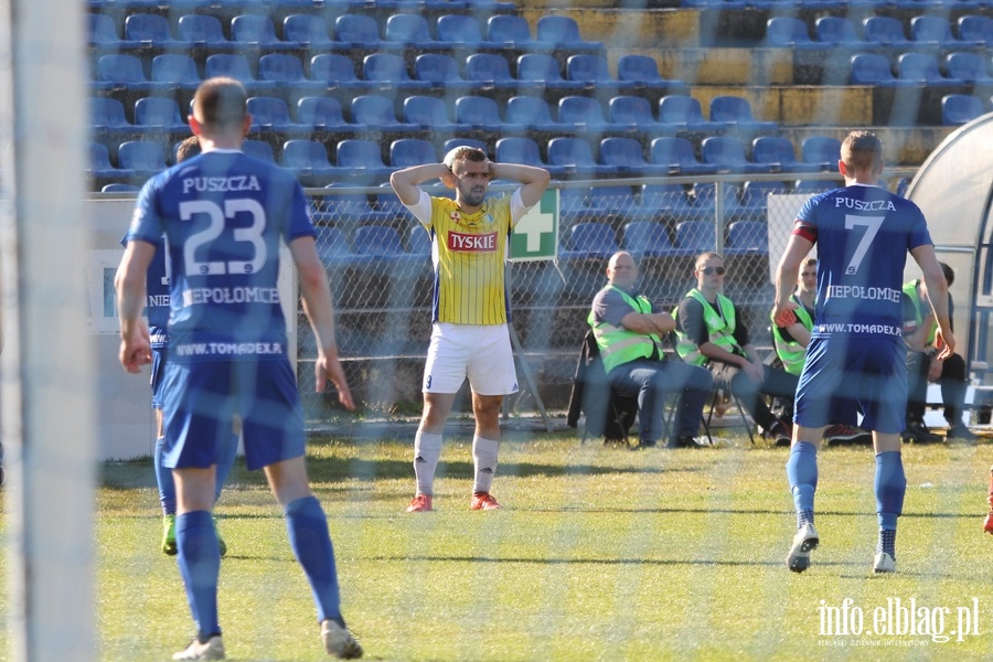 II liga: Olimpia Elblg - Puszcza Niepoomice 1:3, fot. 11