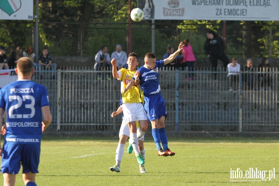 II liga: Olimpia Elblg - Puszcza Niepoomice 1:3, fot. 14