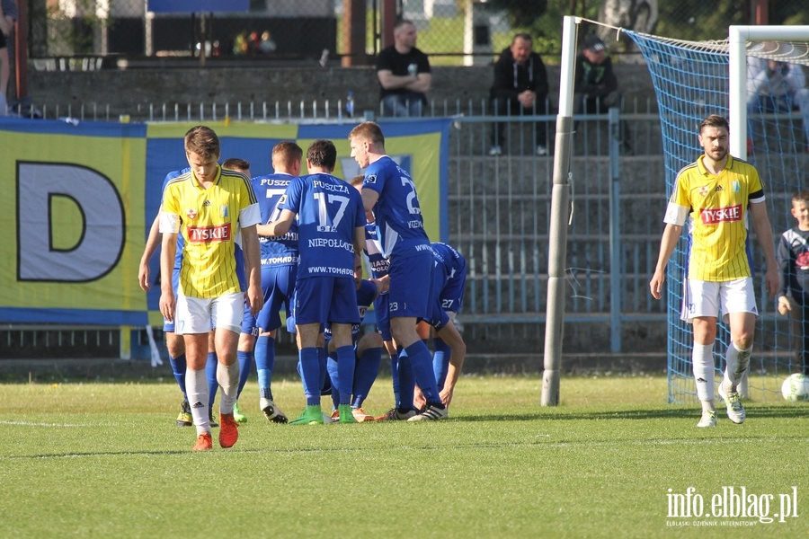 II liga: Olimpia Elblg - Puszcza Niepoomice 1:3, fot. 17