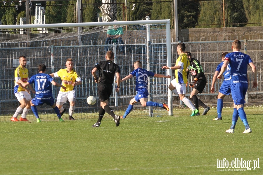 II liga: Olimpia Elblg - Puszcza Niepoomice 1:3, fot. 19